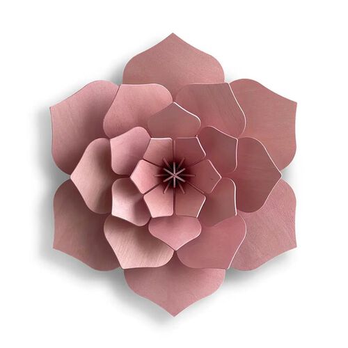 Lovi 3D Puzzle Decor Flower 24cm Light Pink